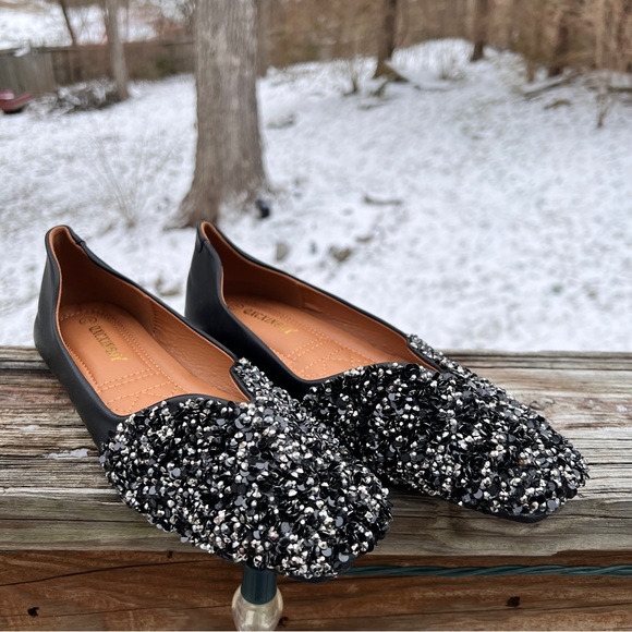 Hawee Women Sequin Square Toe Ballerinas
Flats Slip-Ons Size 42 US: 8.5 - Picture 2 of 10
